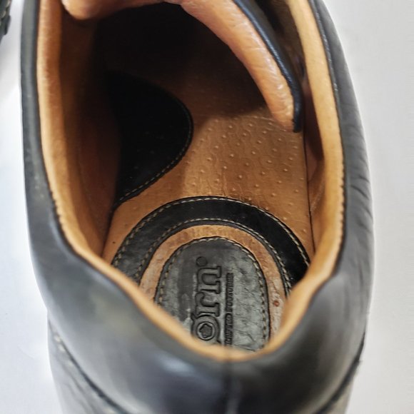 Born Comfort & Casual Leather Black Oxford Size 9 - Picture 12 of 16